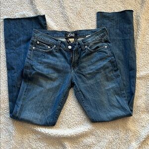 L'AGENCE Dark Blue Straight Leg Jeans